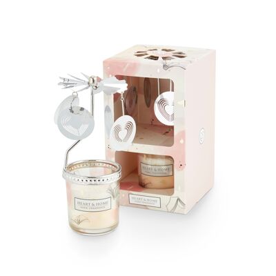 Mother's Day gift idea - Love story mini candle set - Heart carousel - HEART&HOME