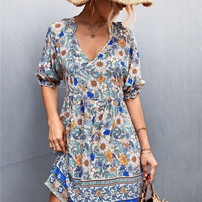 Long dress Brown-YYX_F2689_BLUE