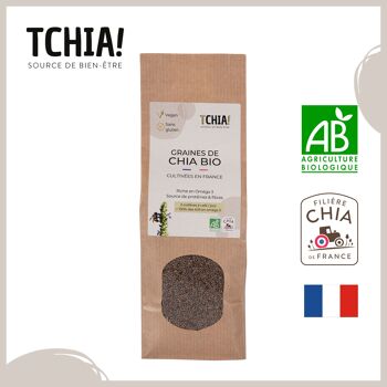 Graines de chia BIO 250g - Filière Chia de France 1