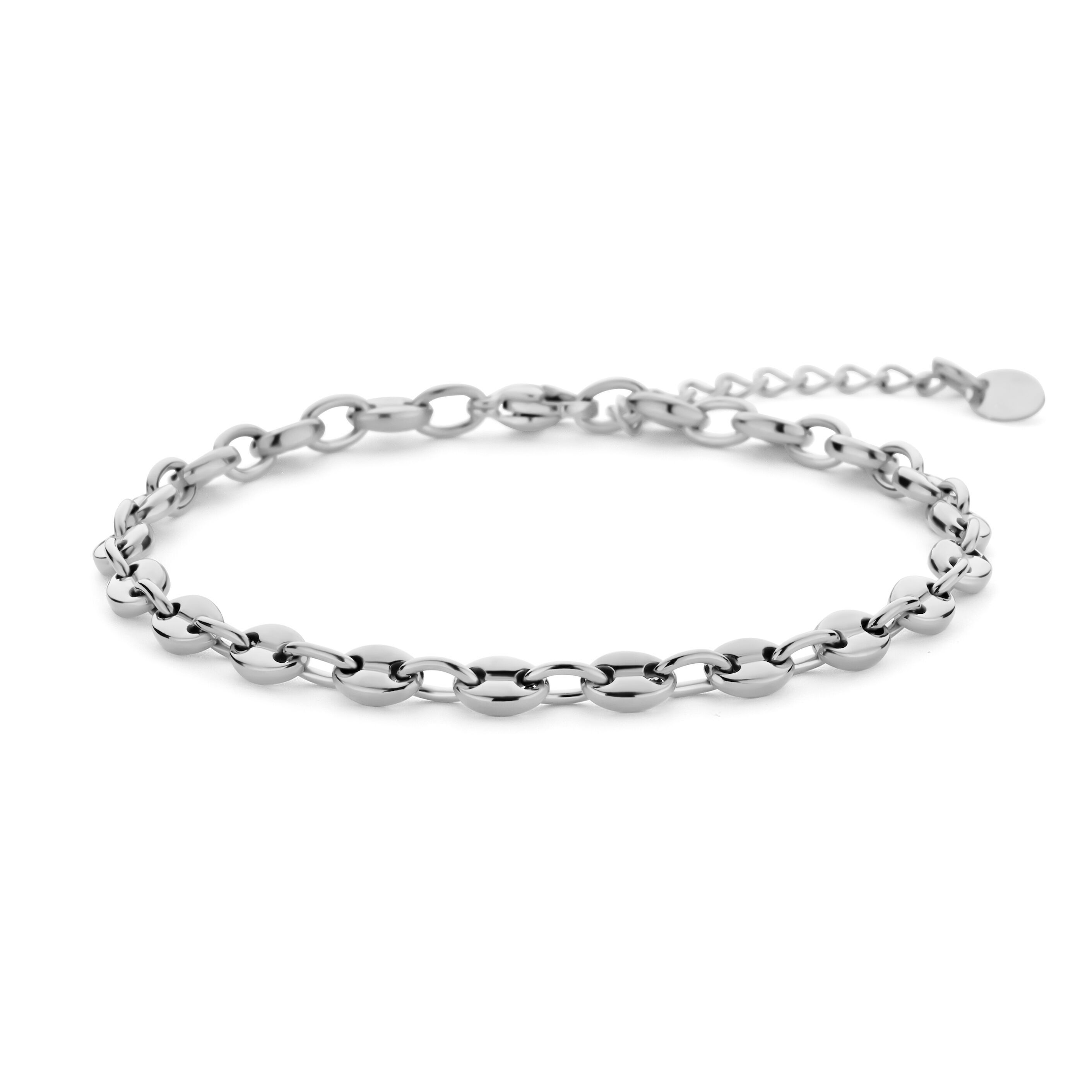 CO88 bracciale chicco di caffè 16,5+3cm