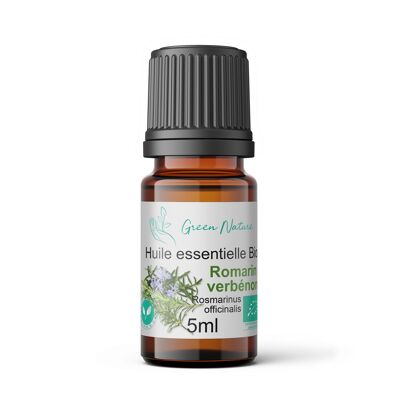 Organic Rosemary Essential Oil with Verbenone 5ml