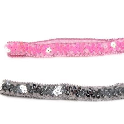 Set of 2 children's hair bands - With sequins