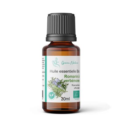 Organic Rosemary Essential Oil with Verbenone 20ml