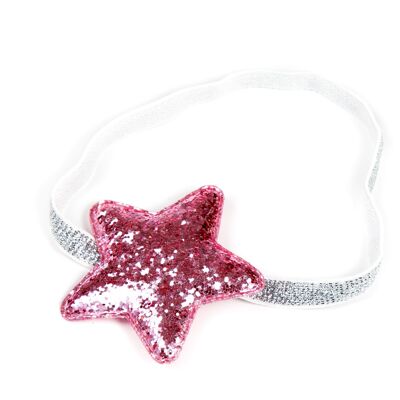 Elastisches Haarband für Kinder mit glänzendem Stern