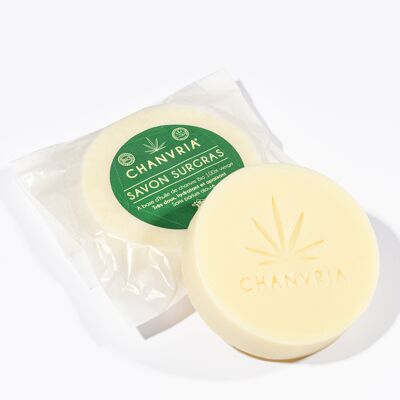 CHANVRIA Very gentle Surgras Soap with Hemp Oil 90 G
