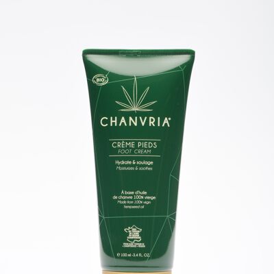 Chanvria Crème pieds hydratante BIO 100 ml