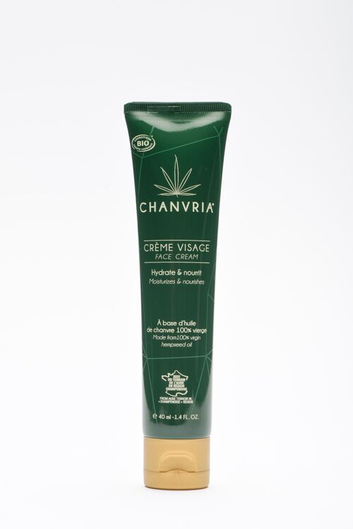 Chanvria Creme visage BIO 40 ML