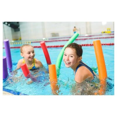Flotador de agua con fideos huecos para piscina | Palos de espuma flotantes para natación