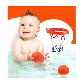 Jouet de natation de basket-ball pour enfants | Baignoire de piscine à balles de panier de tir 2