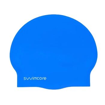 Bonnet de natation Adulte Enfants | Bonnet de bain 100 % silicone souple. 3