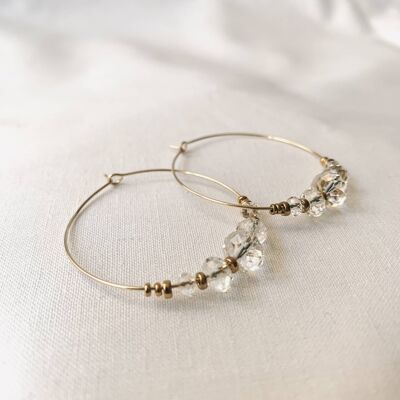 MIA hoop earrings - M - 14 carat goldfilled
