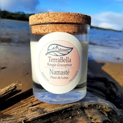 VEGETABLE SCENTED CANDLE - NAMASTÉ - LOTUS FLOWER
