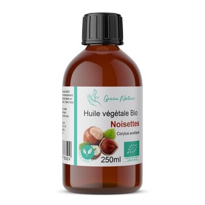 Organic Hazelnut Vegetable Oil 250ml