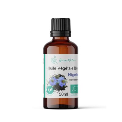 Organic vegetable oil of Nigella 50ml