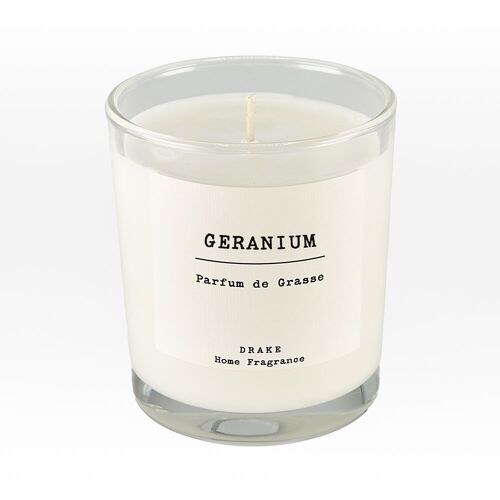 Bougie parfumée cire végétale - Geranium