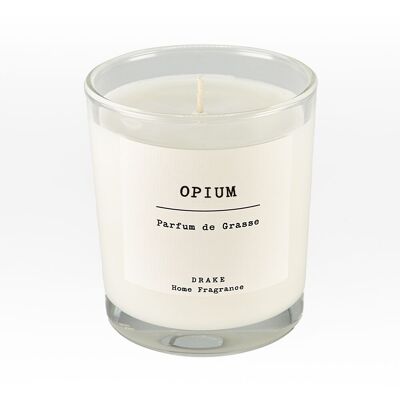 Scented vegetable wax candle - Opium