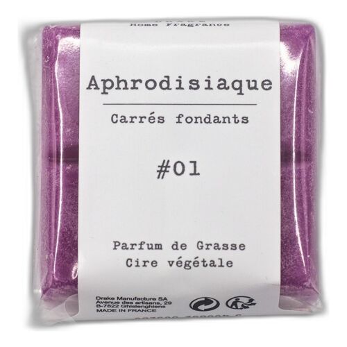 Carré fondant cire végétale - Aphrodisiaque
