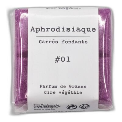 Vegetable wax melting square - Aphrodisiac