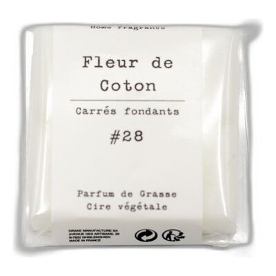 Quadrato per fusione di cera vegetale - Fiore di cotone