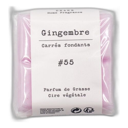 Carré fondant cire végétale - Gingembre