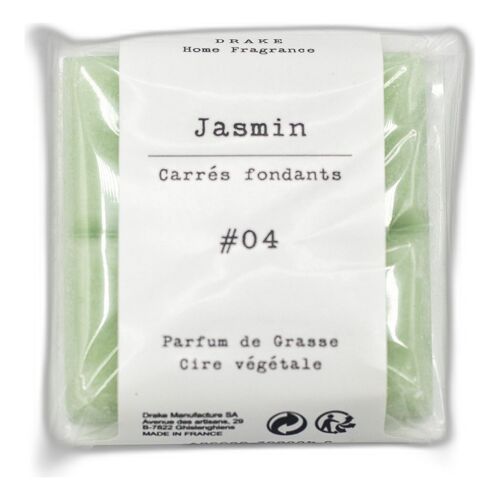Carré fondant cire végétale - Jasmin