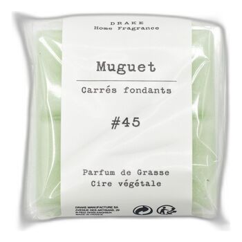 Carré fondant cire végétale - Muguet 1