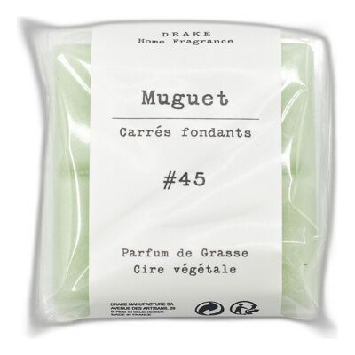 Carré fondant cire végétale - Muguet