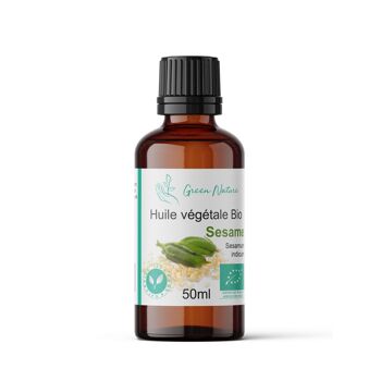 Huile végétale Bio de Sésame 50ml