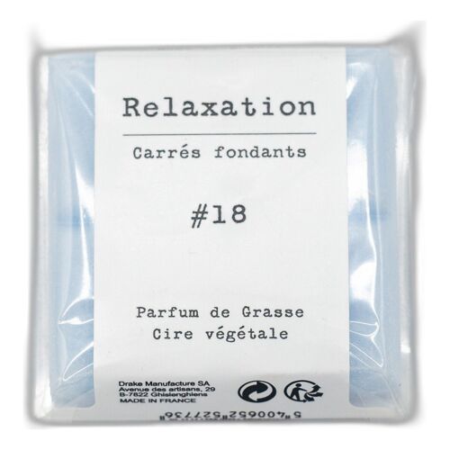 Carré fondant cire végétale - Relaxation