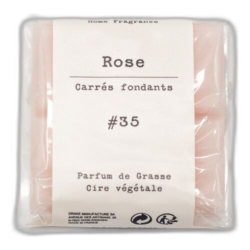 Carré fondant cire végétale - Rose