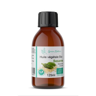 Aceite vegetal de sésamo orgánico 125ml