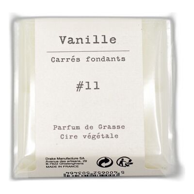 Carré fondant cire végétale - Vanille