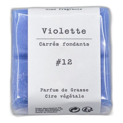 Carré fondant cire végétale - Violette