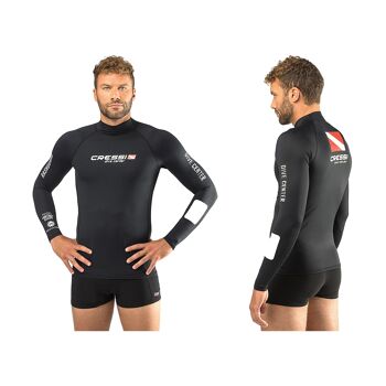 Rashguard Hommes Manches Longues | Gilet de natation Cressi Dive Pool 6