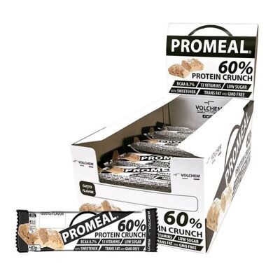 Paquete de bocadillos crujientes de proteínas | PROMEAL® (Barra 60% Proteica) 20x40g