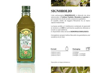 Signorolio 0.500 lt - Huile d'olive extra vierge extraite à froid 2