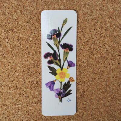 Bookmark with Flowers – KjS Pr LM -  03