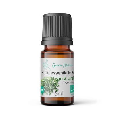 Organic Thyme Essential Oil with Linalool 5ml