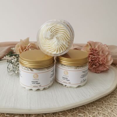 Shea Butter Whipped Cream and Argan Oil