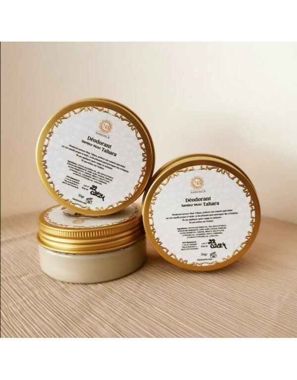 Deodorante al profumo di muschio Tahara