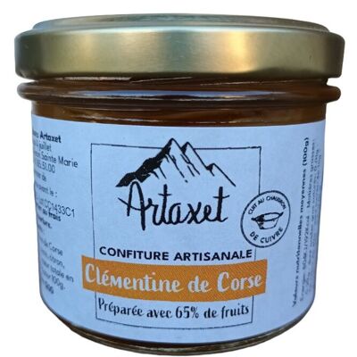EXTRA Corsican clementine jam 120G - 65% fruit