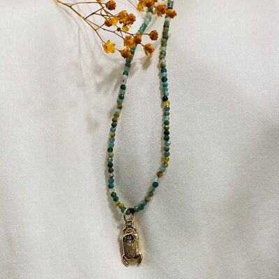 Scarab necklace - Lou scarabée (CLO24)
