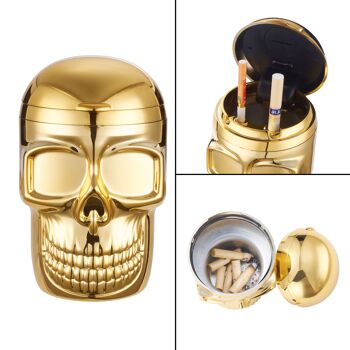 Cendrier led - CHAMP SKULL ASHTRAY LED DL-6 3