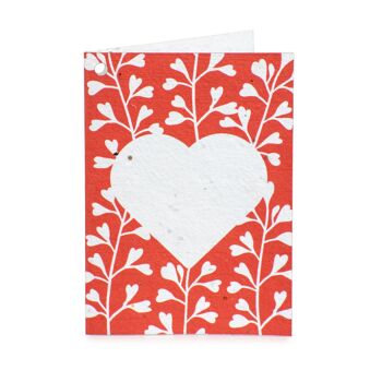 8 Cartes de Voeux en papier thème semi-Amour 6