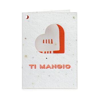 8 Cartes de Voeux en papier thème semi-Amour 11