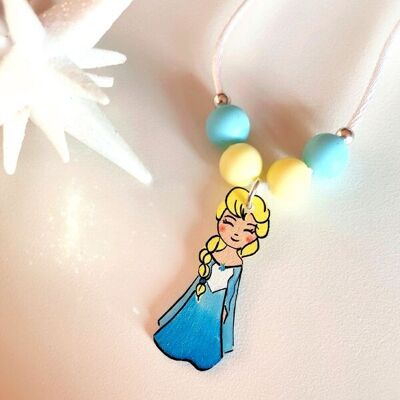 Collier Cordon Elsa Reine des Neiges