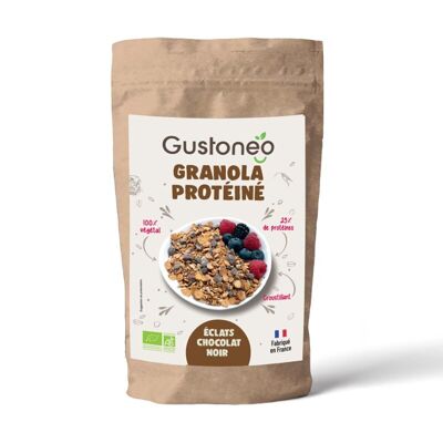 Organic protein granola with dark chocolate chips 325g