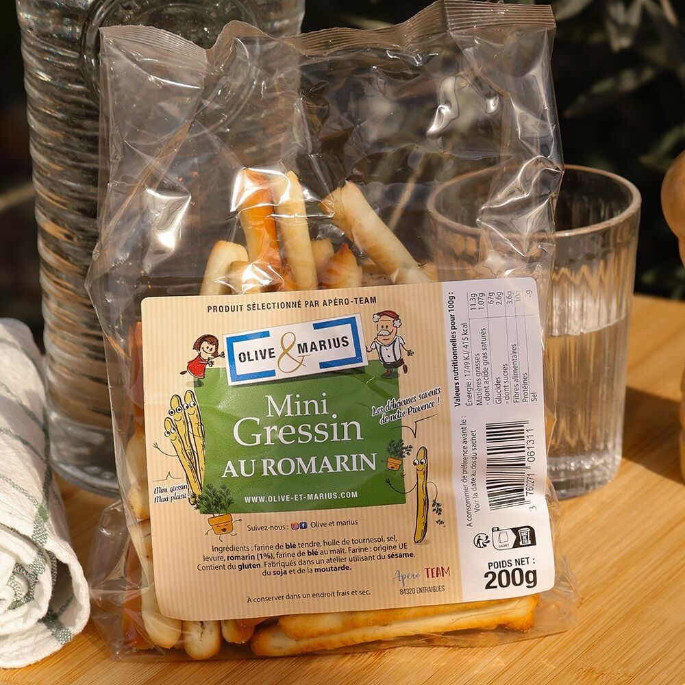 Mini-Rosmarin-Brotstangen