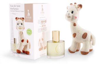 Coffret Sophie la girafe® - Eau de Soin parfumée 50ml + peluche Sophie 18cm 1