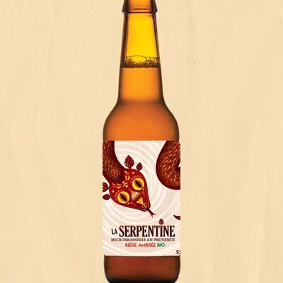 Cerveza Ámbar 33CL La Serpentine en Provenza